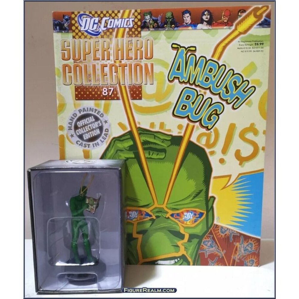 Eaglemoss 1:16‎ DC Comics Super Hero Fig w/Book: Ambush Bug #87